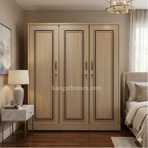 Bedroom Set 1 – Panel Oak Design with Dresser