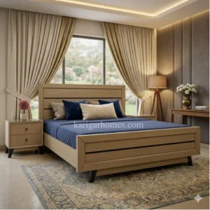 Bedroom Set 1 – Panel Oak Design with Dresser