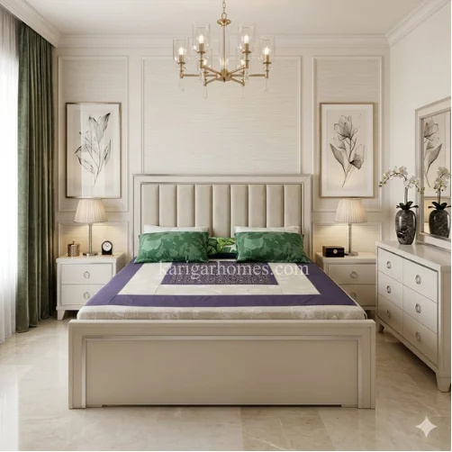 Bedroom Set 5 – FZ1 Oak Design with Dresser