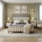 Bedroom Set 11 – Walnut Wood + Lasani