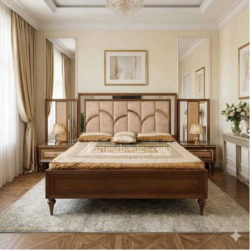 Bedroom Set 13 – Walnut Veneer + Lasani