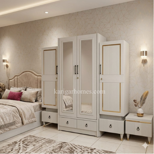 Bedroom Set 17 – Oak Veneer + Lasani