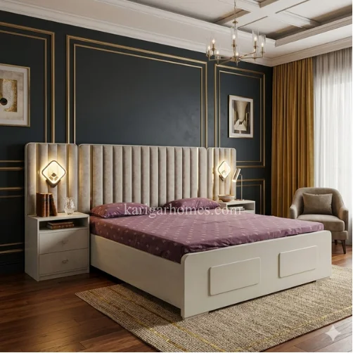 Bedroom Set 20 – Oak Veneer Board