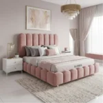 Bedroom Set 22 – Bubble Bed Oak Veneer Board + Lasani