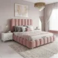 Bedroom Set 22 – Bubble Bed Oak Veneer Board + Lasani