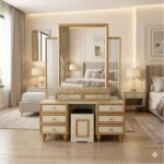 Bedroom Set 24 – Oak Veneer Board