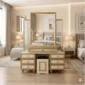 Bedroom Set 24 – Oak Veneer Board