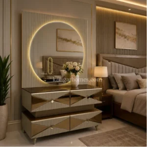 Bedroom Set 25 – Walnut and Lasani Board