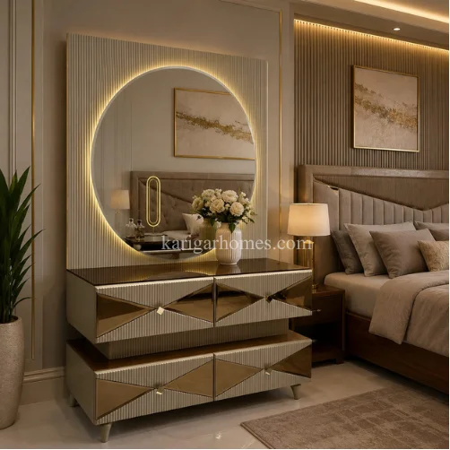 Bedroom Set 25 – Walnut and Lasani Board
