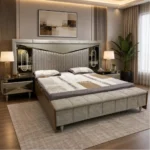 Bedroom Set 25 – Walnut and Lasani Board