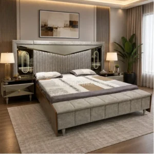 Bedroom Set 25 – Walnut and Lasani Board