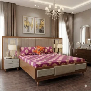 Bedroom Set 7 – Walnut Veneer Board