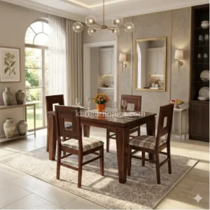 FZ4 Sheesham Wood Dining Set