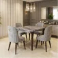 FZ6 Wood Cushioned Dining Set