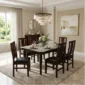 Wood Cushioned Dining Set