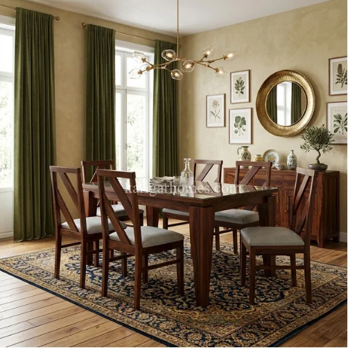 Wood Polish Dining Set