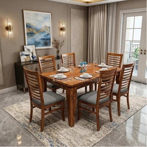 Wood Polish Dining Set