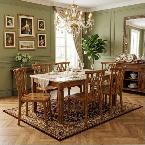 Wood Polish Dining Set